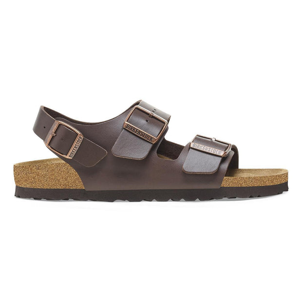 Milano Birko-Flor Sandal - Dark Brown (Regular Fit)