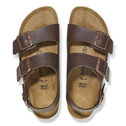 Milano Birko-Flor Sandal - Dark Brown (Regular Fit)