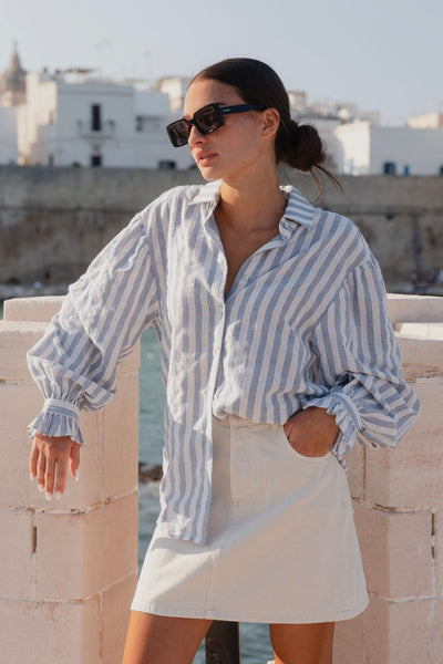 Connection L/S Shirt - Blue Stripe