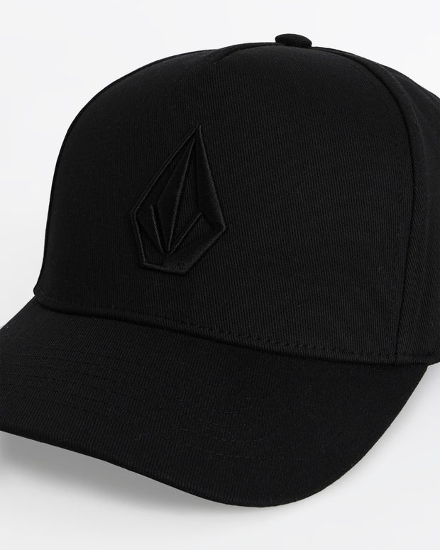 Embossed Stone Adjustable Hat - Black