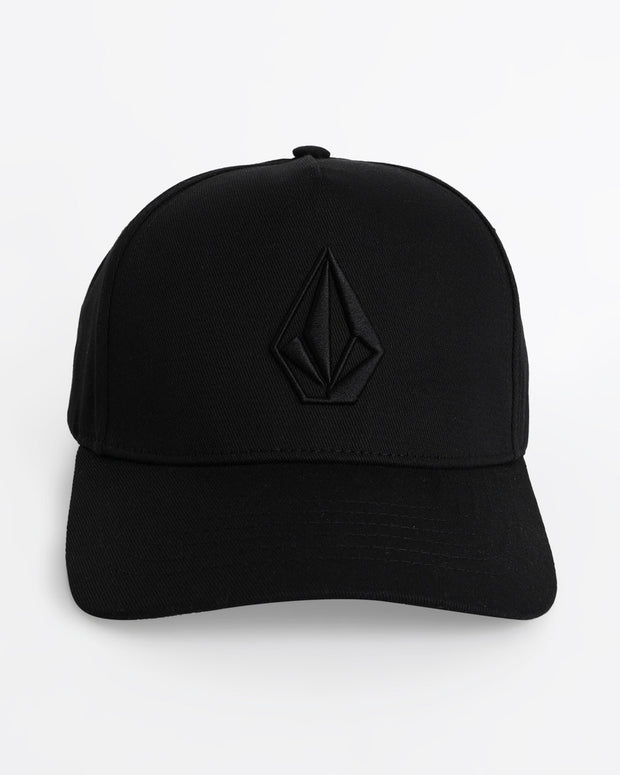 Embossed Stone Adjustable Hat - Black