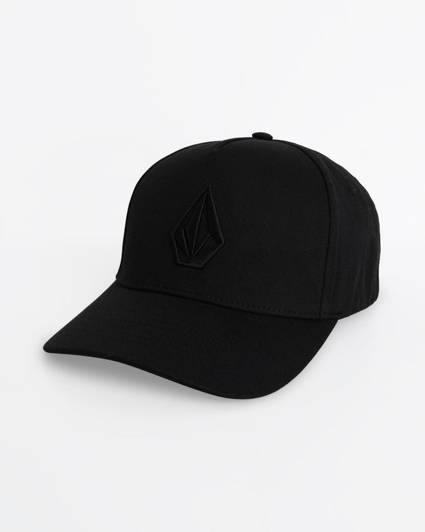Embossed Stone Adjustable Hat - Black