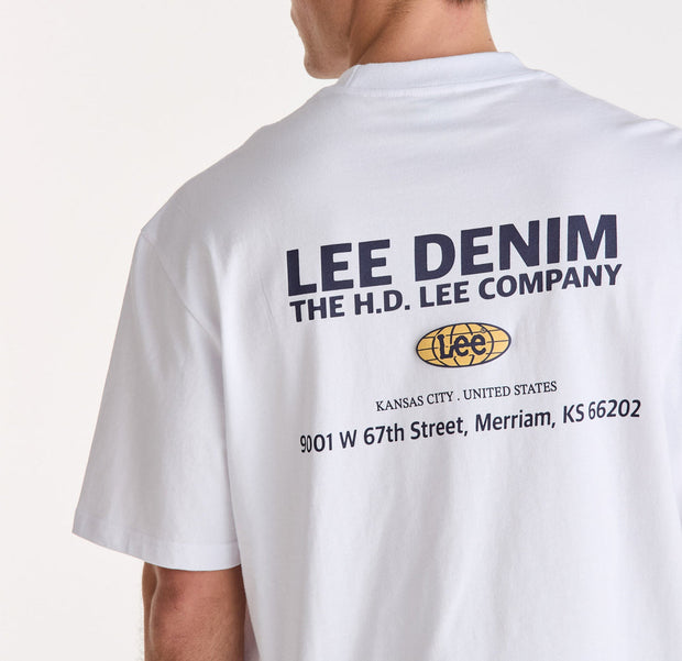 Global Corp Baggy Tee - White