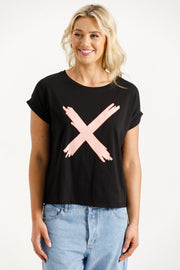 Jackie Tee - Black/Blossom Berry