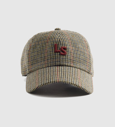 LS Monogram Cap - Houndstooth