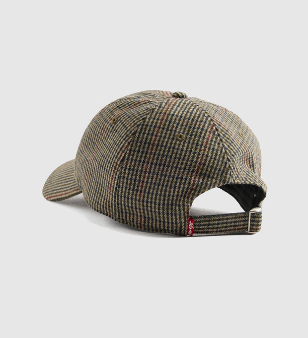 LS Monogram Cap - Houndstooth