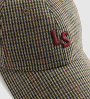 LS Monogram Cap - Houndstooth