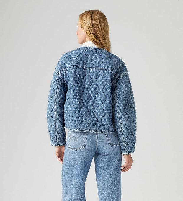 Rumer Quilted Liner Jacket - Faye Geo Denim