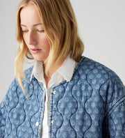 Rumer Quilted Liner Jacket - Faye Geo Denim