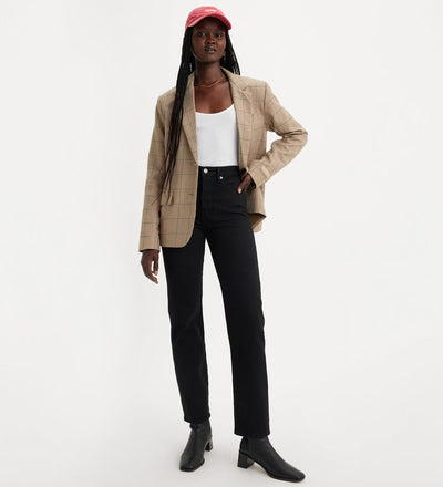 Wedgie Straight Jean - Black