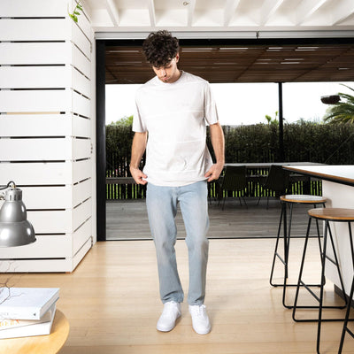 Easy Stripe Tee - Grey/White