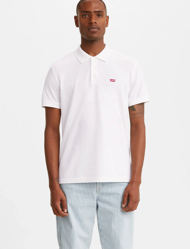 HM Polo Shirt - White + Pique