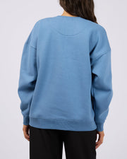 New York Oversized Crew - Blue