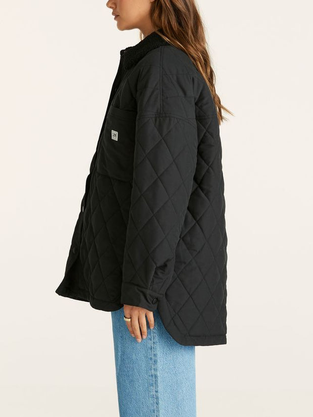 Quinn Quilted Jacket - Black