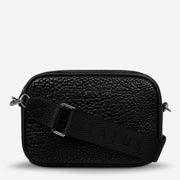 Plunder Bag with Webbed Strap - Black Bubble