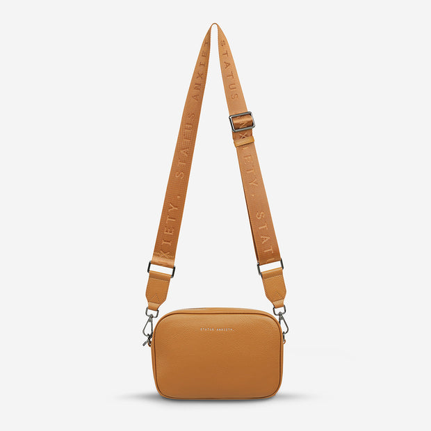 Plunder Bag with Webbed Strap - Tan