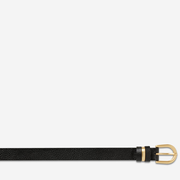 Over and Over Belt - Black/Gold