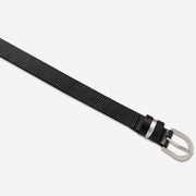 Over and Over Belt - Black/Silver