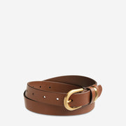 Over and Over Belt - Tan/Gold