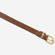 Over and Over Belt - Tan/Gold