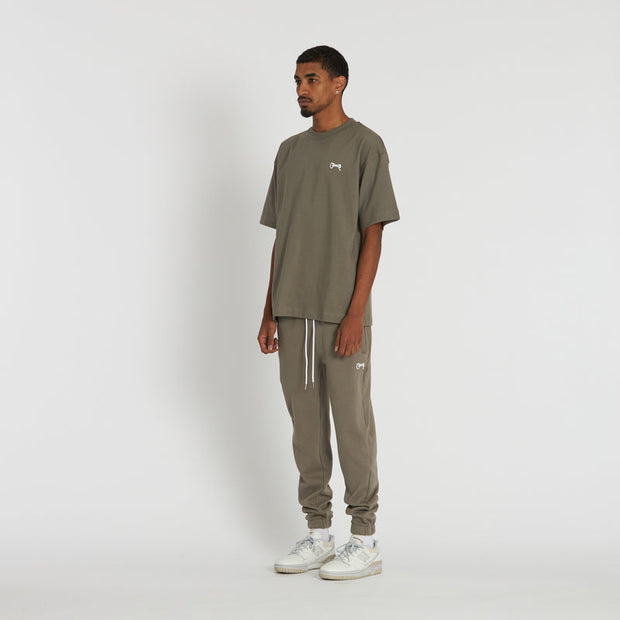 Scripted Tee - Seagrass