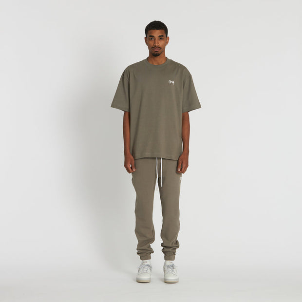 Scripted Tee - Seagrass