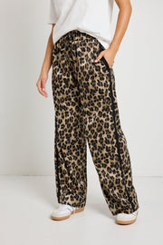 Townie Satin Tape Side Pant - Animal
