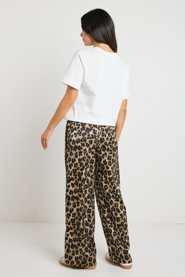 Townie Satin Tape Side Pant - Animal