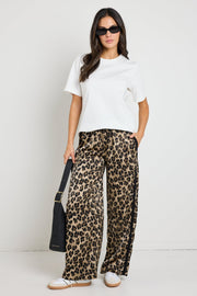 Townie Satin Tape Side Pant - Animal