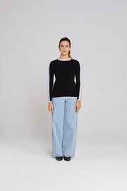 Unity Longsleeve Top - Black/Lilac