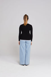 Unity Longsleeve Top - Black/Lilac