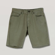 Modown Canvas 5 Pocket Short - Army Green Combo