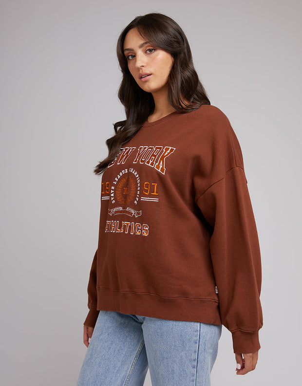 NY Sports Sweater - Brown