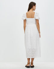 Olivia Midi Dress - White