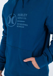 Hurley Cut Pullover Fleece - Teal