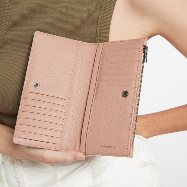 Old Flame Wallet - Dusty Pink